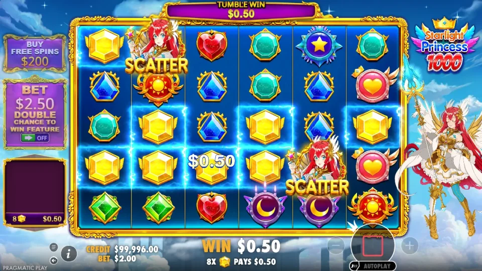 Starlight Princess 1000 — screenshot 1