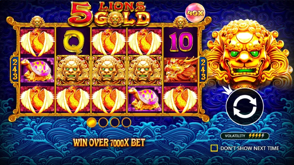 5 Lions Gold — screenshot 1