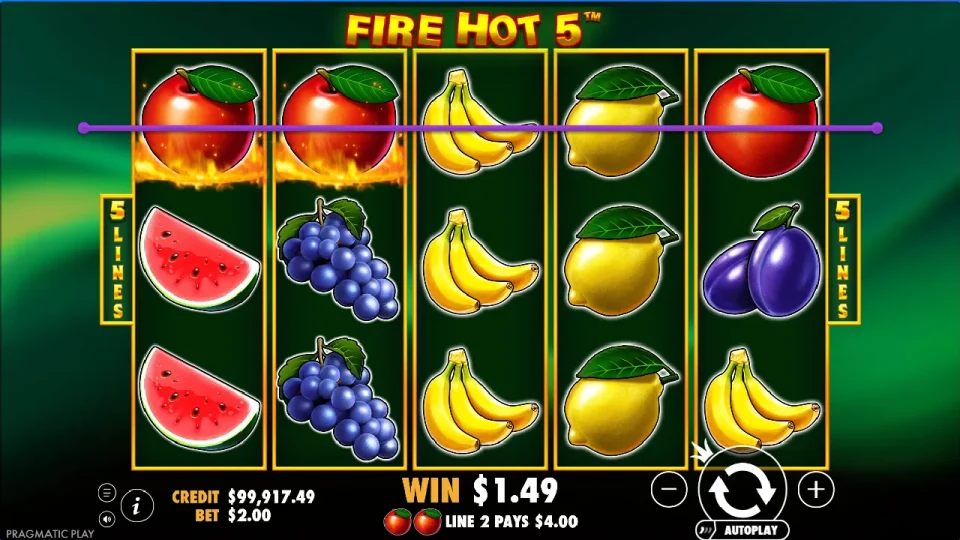 Fire Hot 5 — screenshot 1