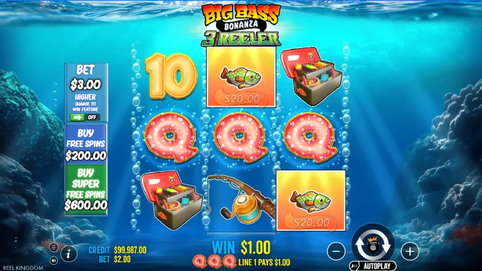 Big Bass Bonanza 3 Reeler — screenshot 1