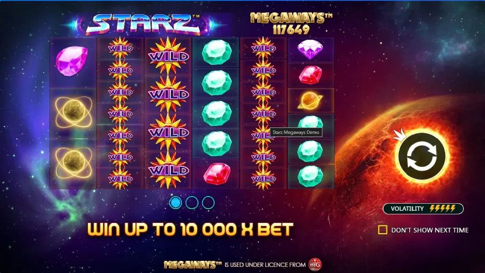 Starz Megaways — screenshot 1