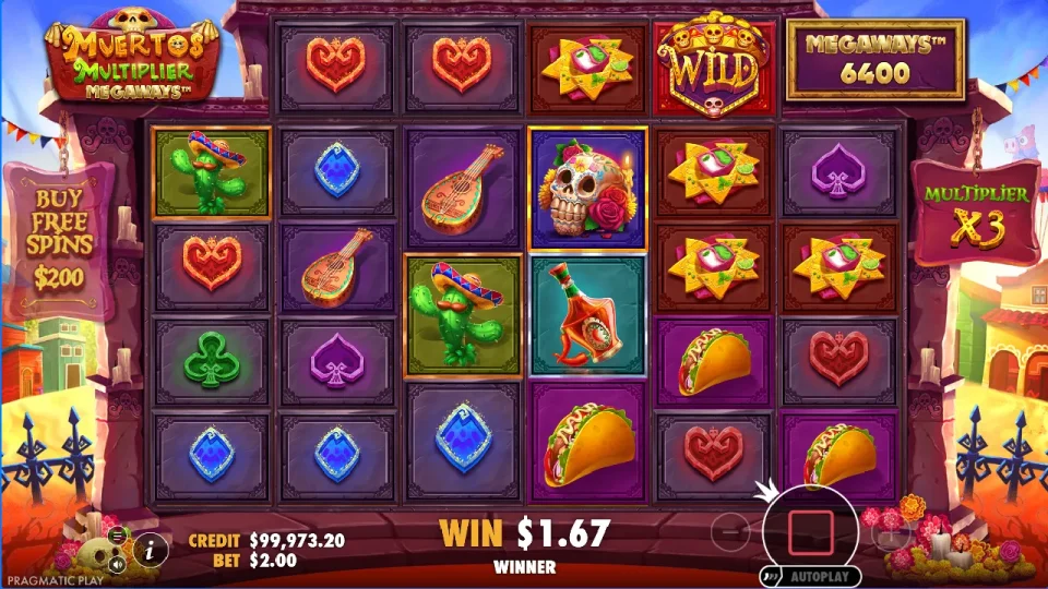 Muertos Multiplier Megaways — screenshot 12