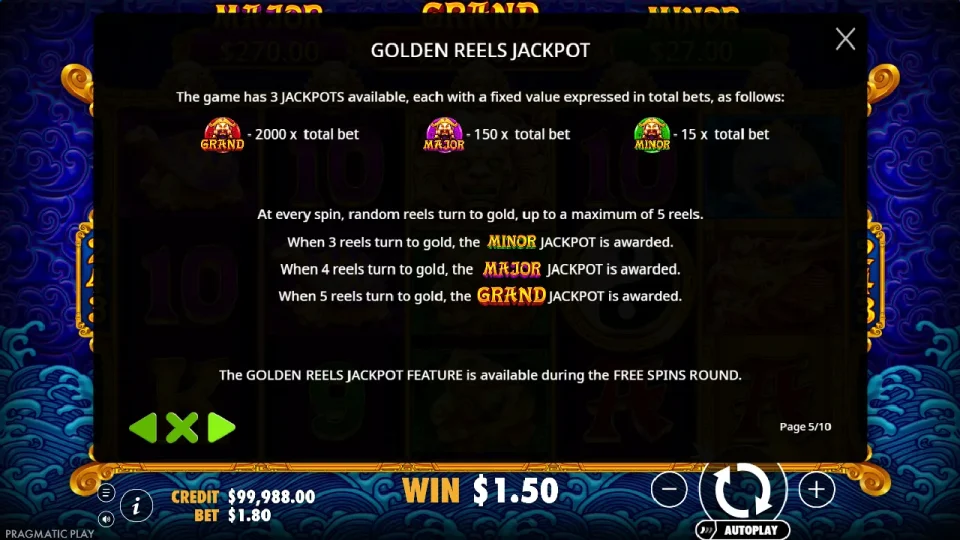 5 Lions Gold — screenshot 12