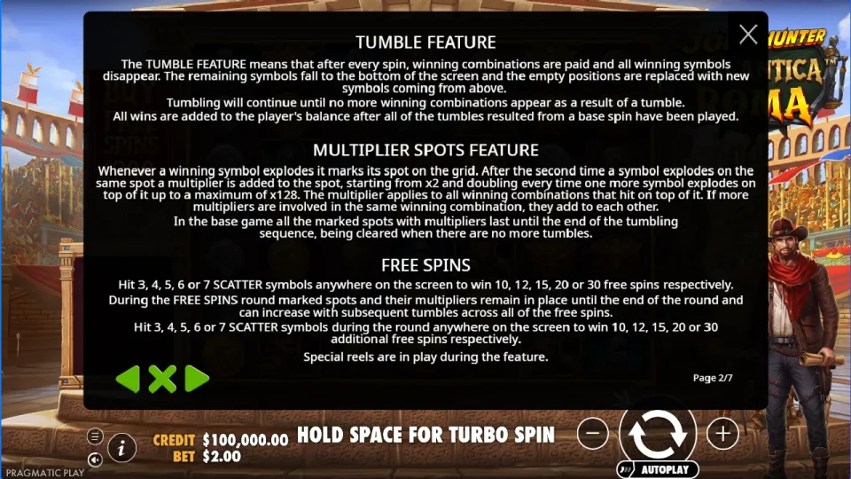 John Hunter nell’Antica Roma — screenshot 2