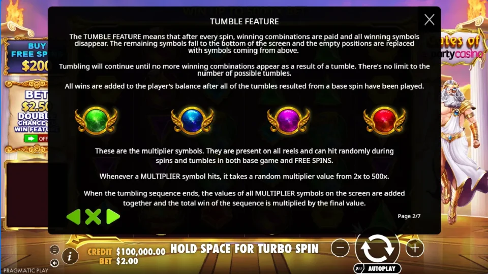 Gates of Party Casino — screenshot 2