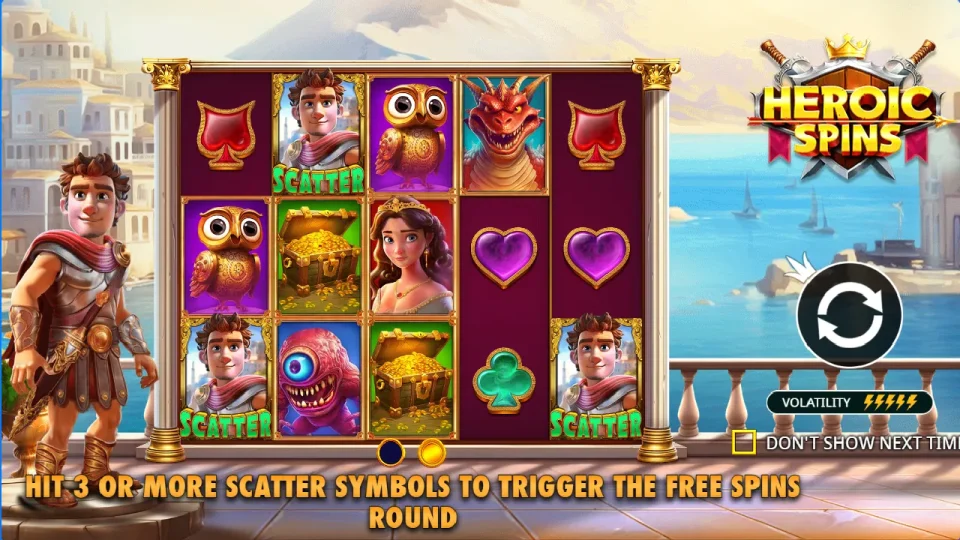 Heroic Spins — screenshot 2