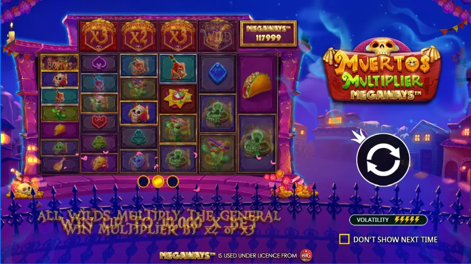 Muertos Multiplier Megaways — screenshot 2