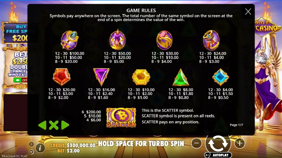 Gates of Bitcasino — screenshot 2