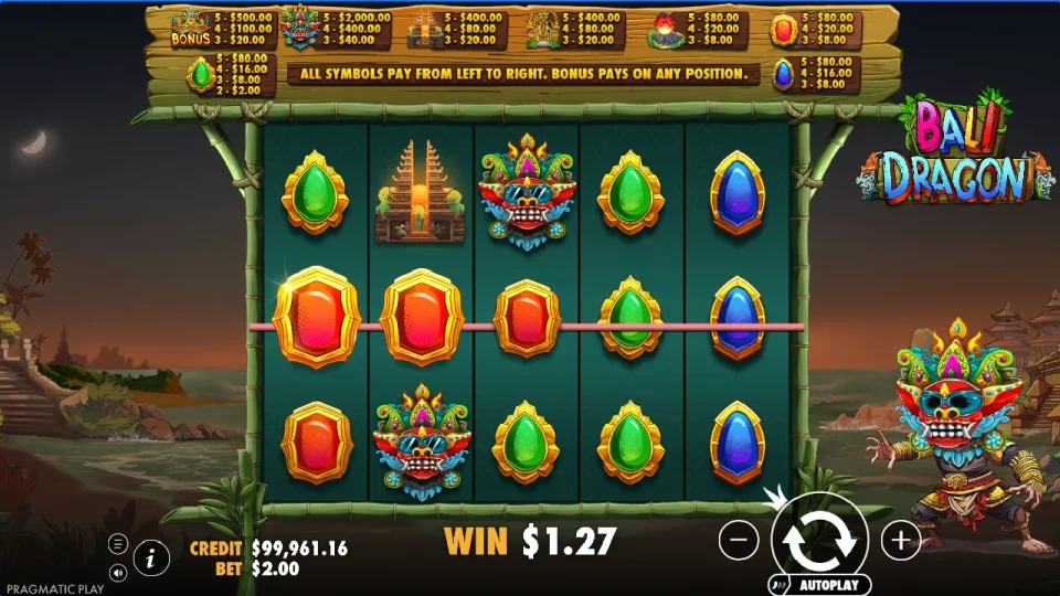 Bali Dragon — screenshot 2