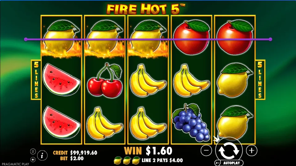 Fire Hot 5 — screenshot 2
