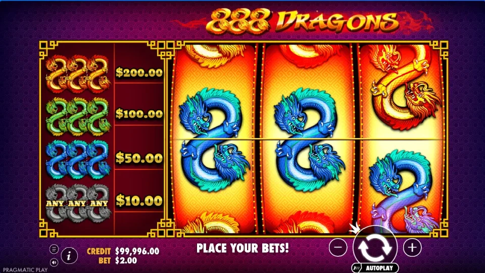 888 Dragons — screenshot 2