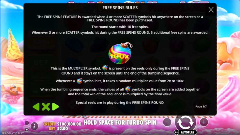 Sweet Bonanza HappyLuke — screenshot 3