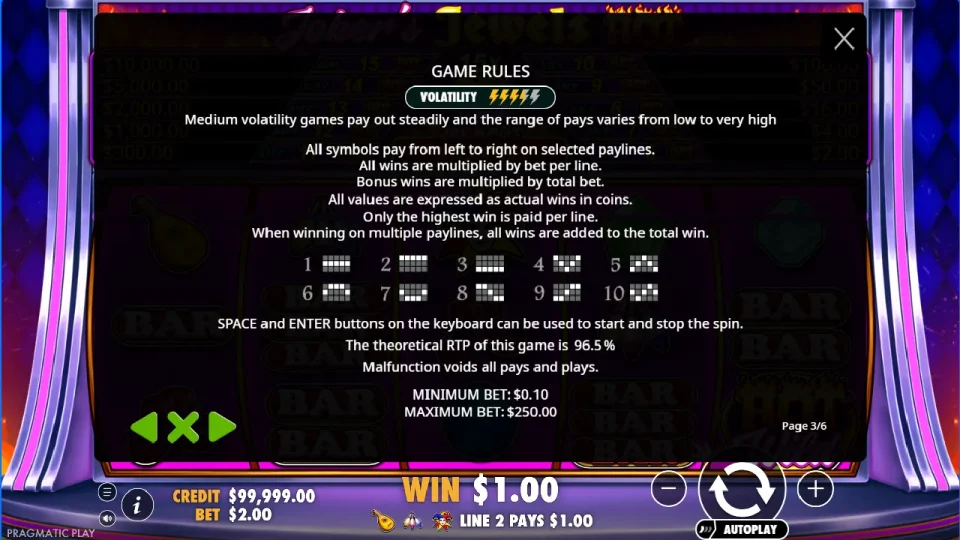 Joker’s Jewels Hot — screenshot 3