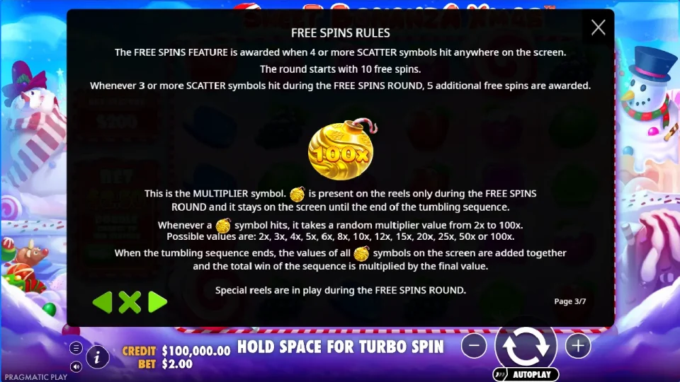 Sweet Bonanza Xmas — screenshot 3