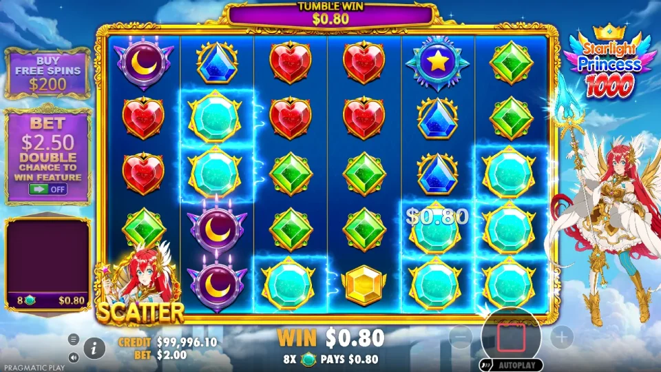 Starlight Princess 1000 — screenshot 3