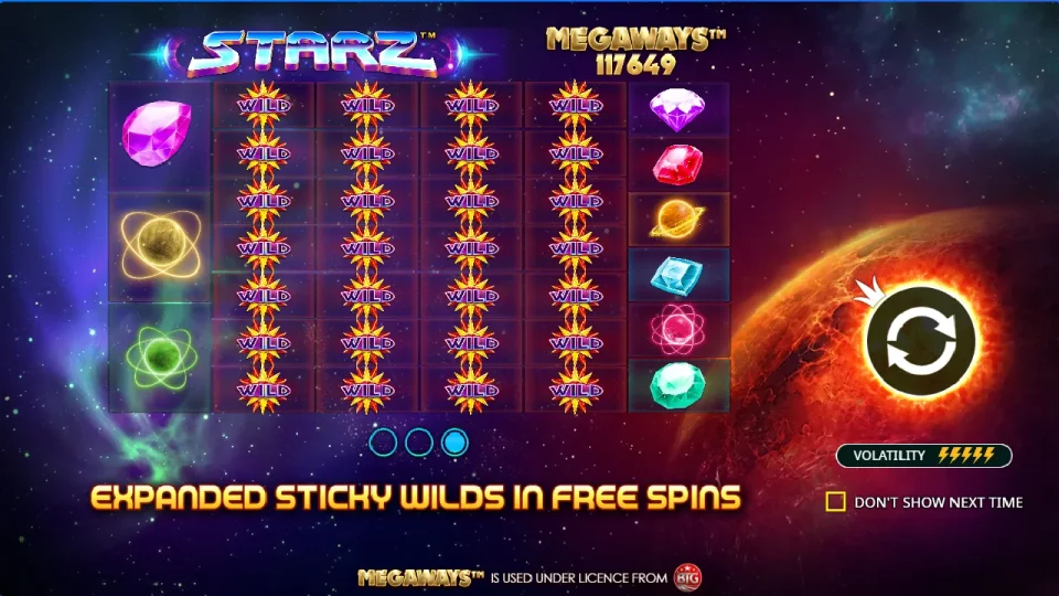 Starz Megaways — screenshot 3