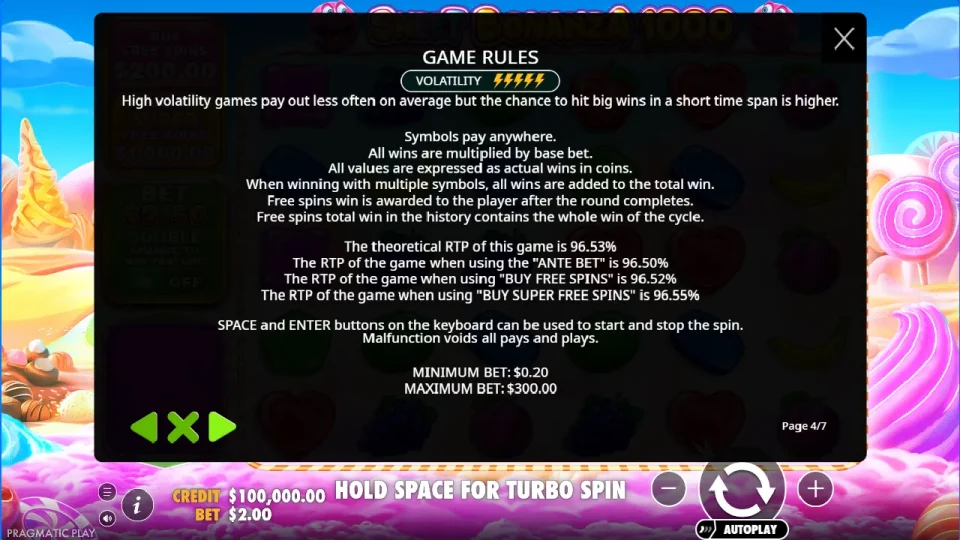 VeraJohn Sweet Bonanza 1000 — screenshot 4
