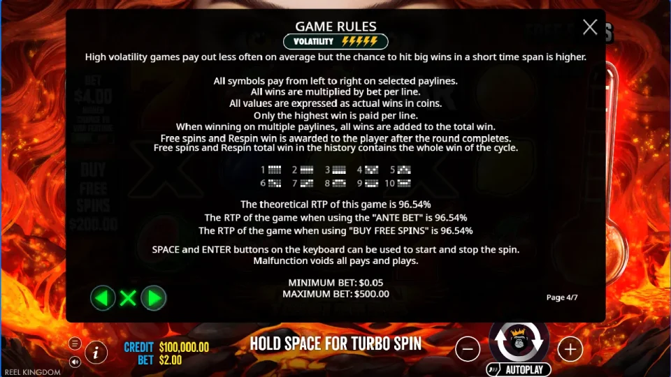 Hot to Burn – 7 Deadly Free Spins — screenshot 4