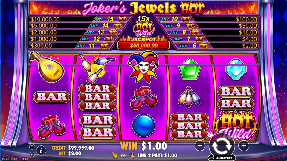 Joker’s Jewels Hot — screenshot 4