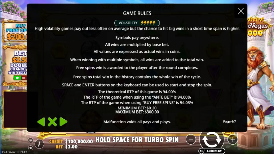 Gates of LeoVegas 1000 — screenshot 4