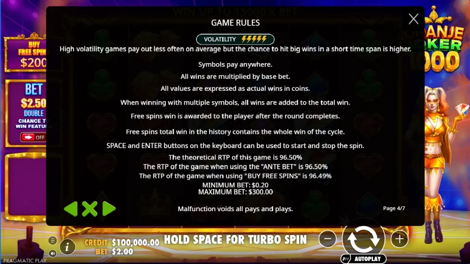 Oranje Joker 1000 — screenshot 4
