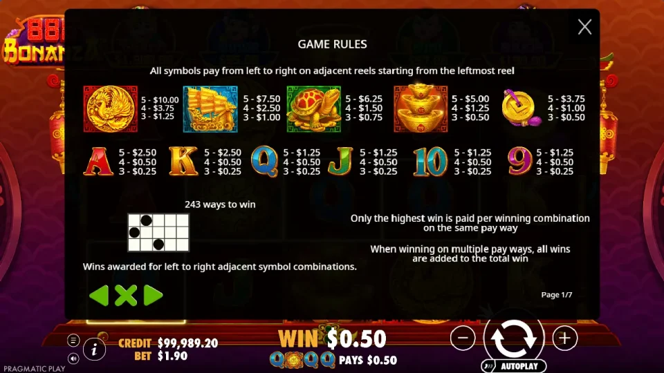 888 Bonanza — screenshot 4