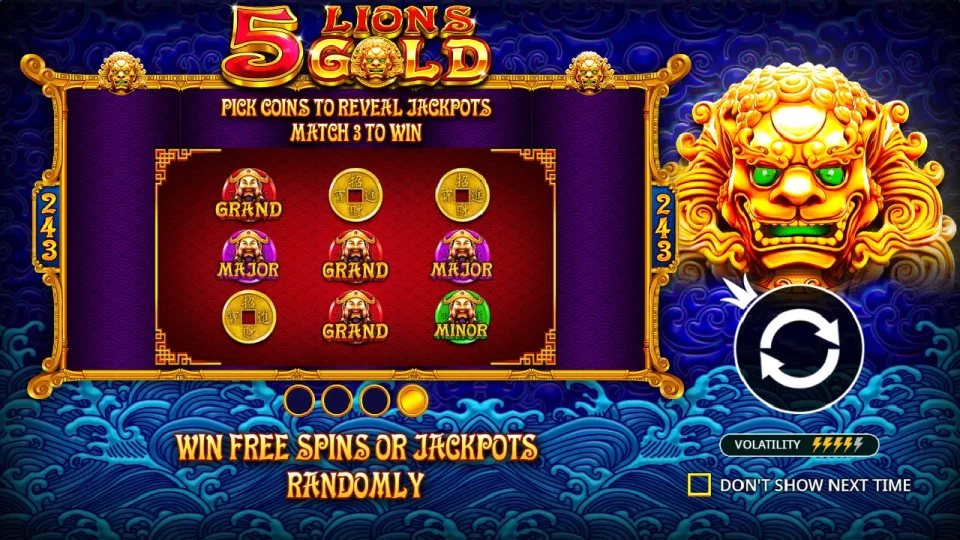 5 Lions Gold — screenshot 4