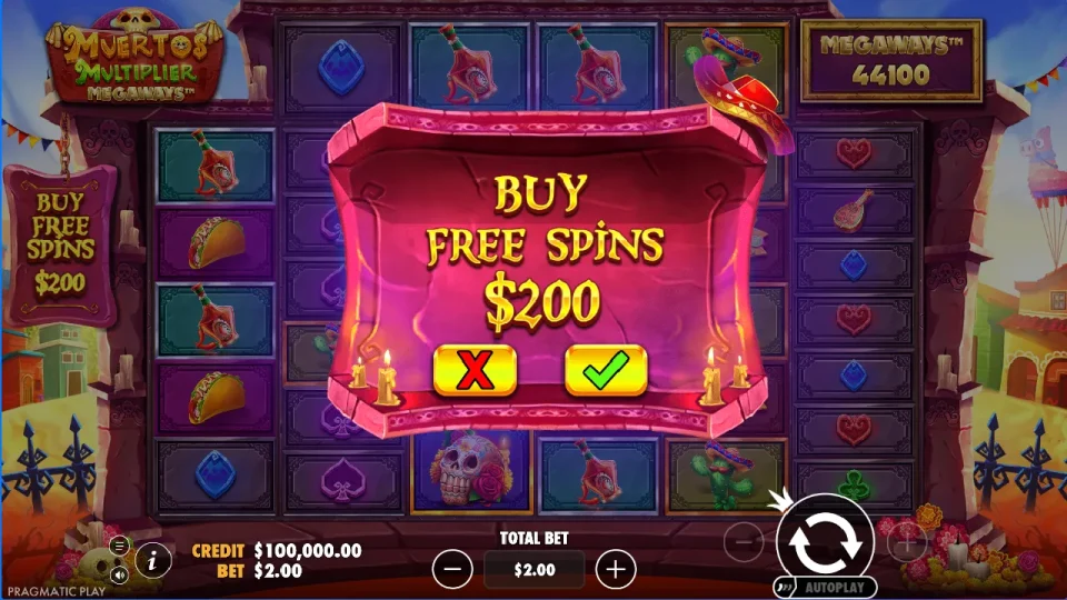 Muertos Multiplier Megaways — screenshot 4