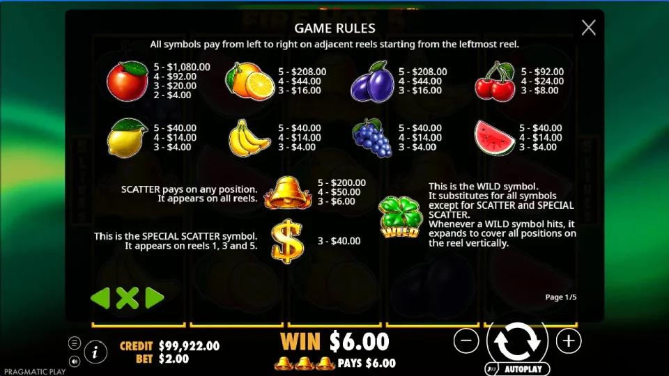 Fire Hot 5 — screenshot 4