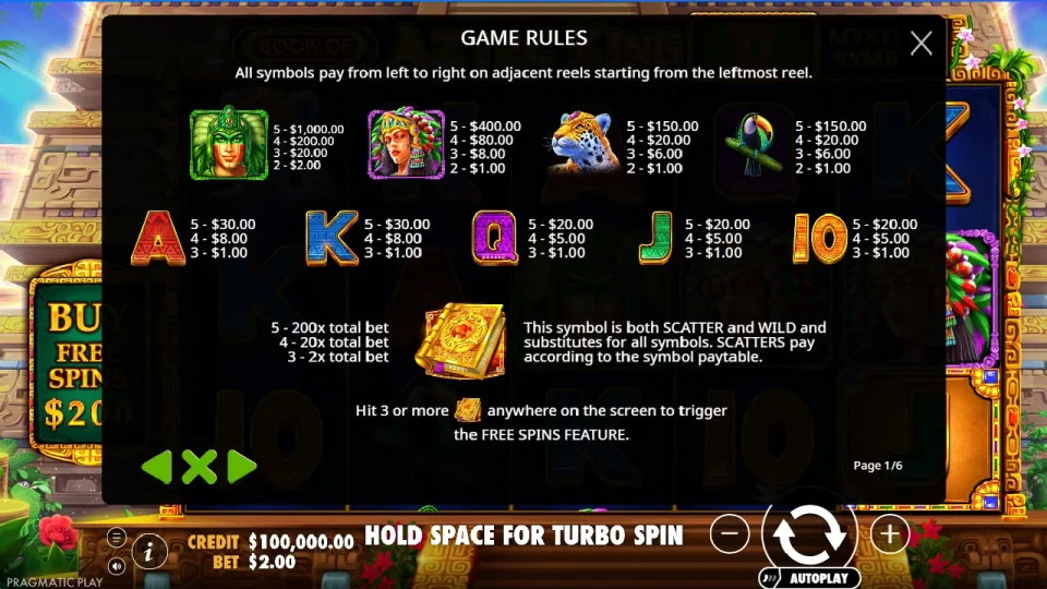 Book of Aztec King — screenshot 4