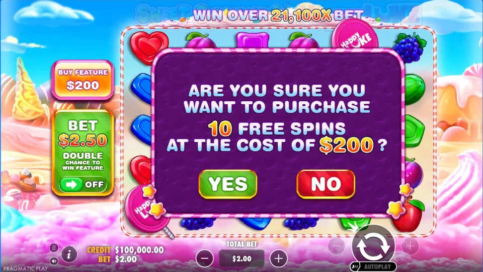 Sweet Bonanza HappyLuke — screenshot 5