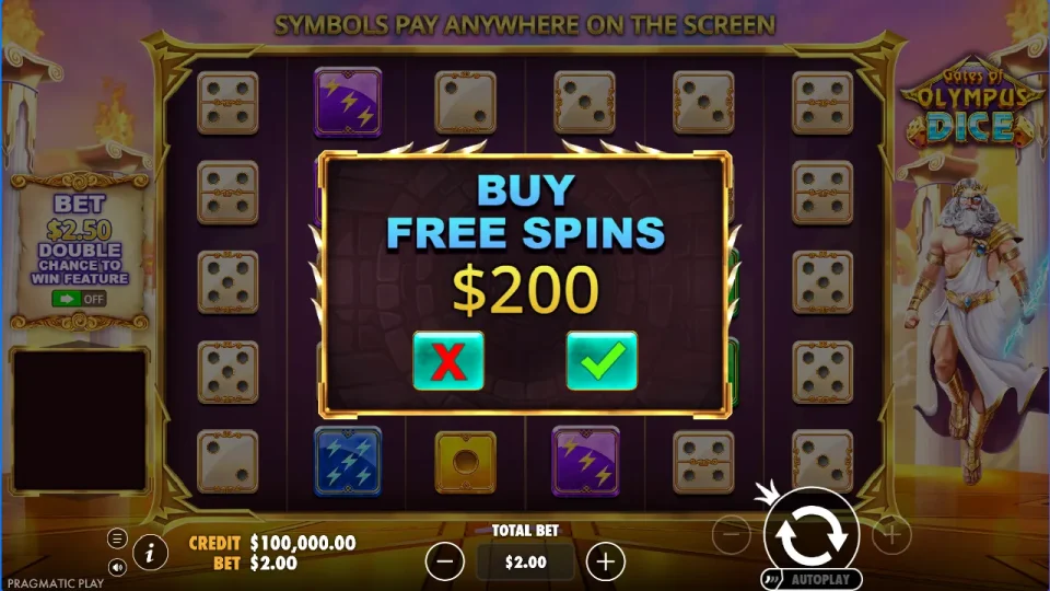 Gates of Olympus Dice — screenshot 5