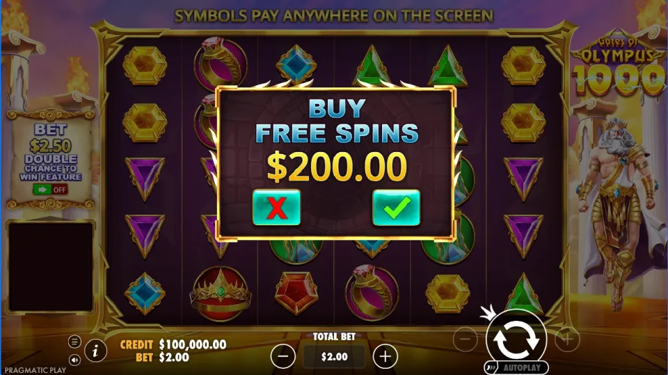 Gates of Olympus 1000 — screenshot 5
