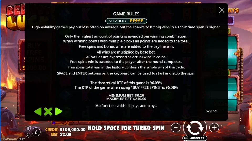 Red Hot Luck — screenshot 5