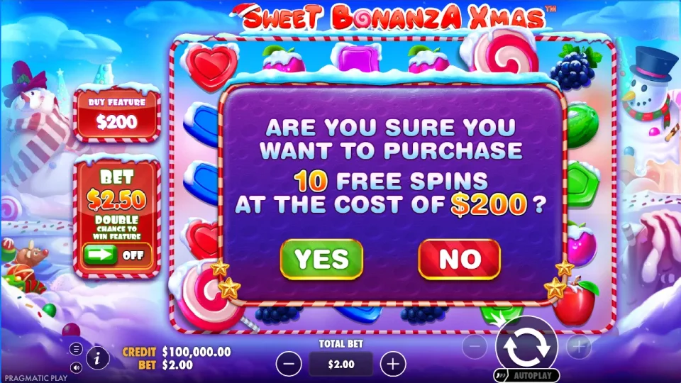 Sweet Bonanza Xmas — screenshot 5