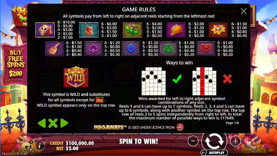 Muertos Multiplier Megaways — screenshot 5