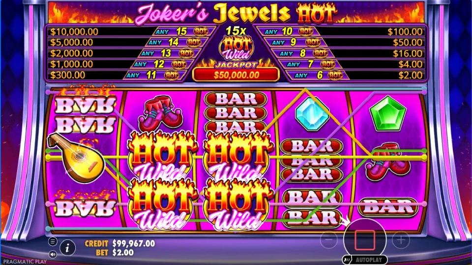 Joker’s Jewels Hot — screenshot 6
