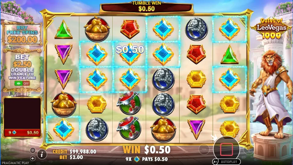 Gates of LeoVegas 1000 — screenshot 6