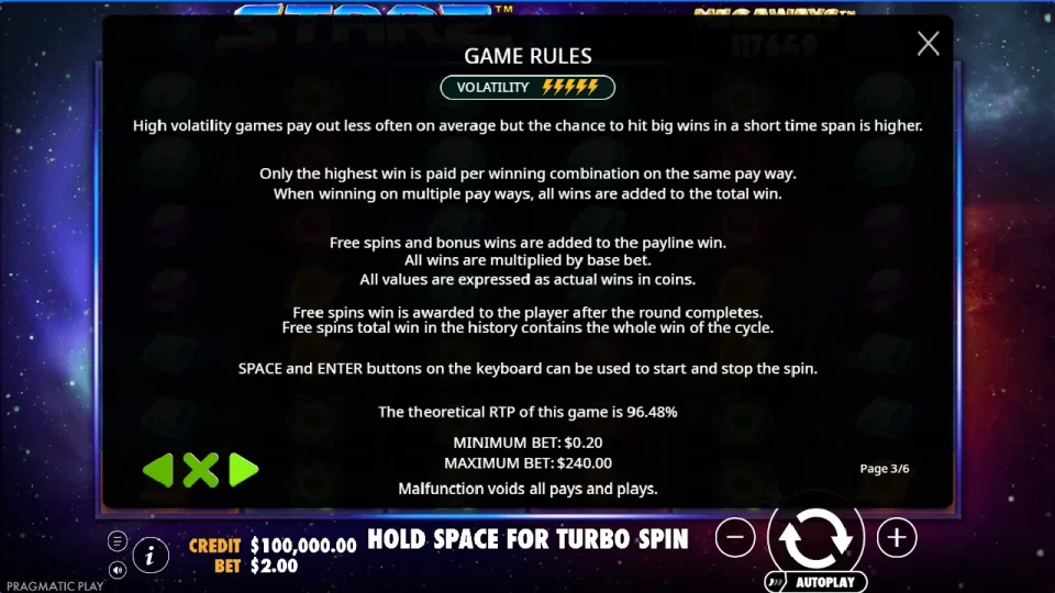 Starz Megaways — screenshot 6