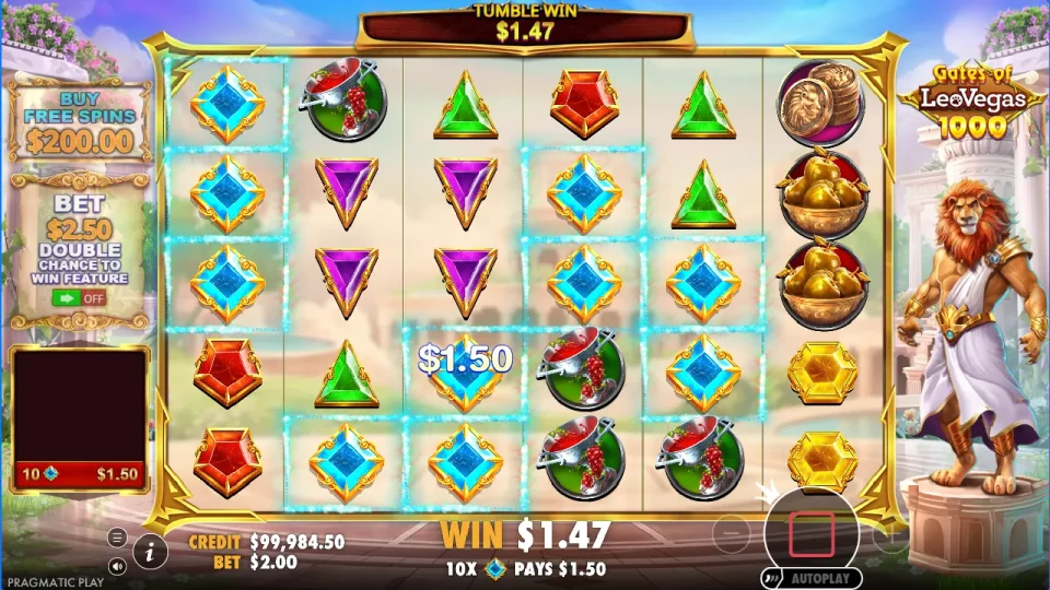 Gates of LeoVegas 1000 — screenshot 7