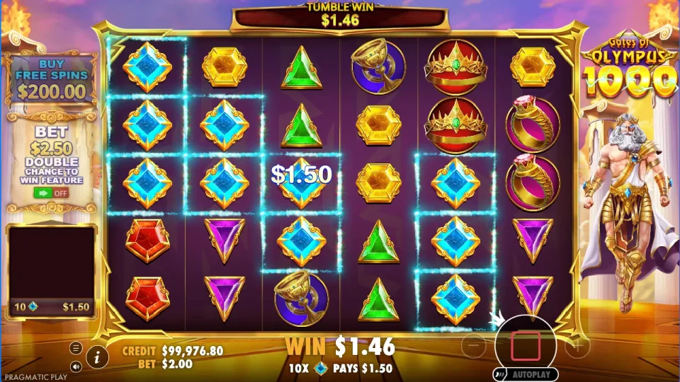 Gates of Olympus 1000 — screenshot 7