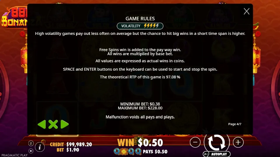 888 Bonanza — screenshot 7