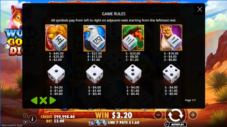 Wolf Gold Dice — screenshot 7
