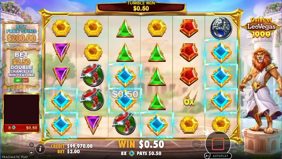 Gates of LeoVegas 1000 — screenshot 8