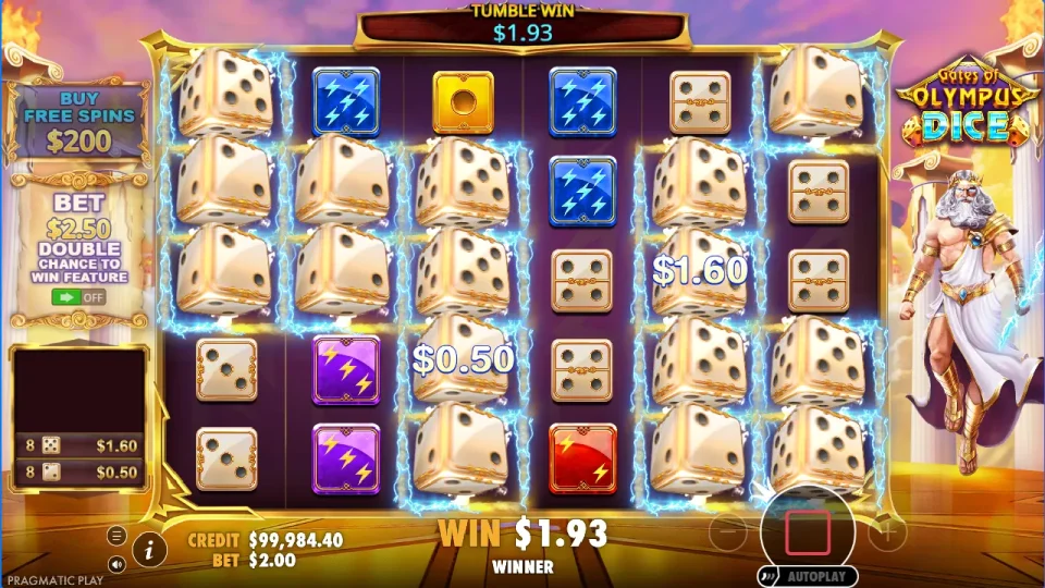 Gates of Olympus Dice — screenshot 8
