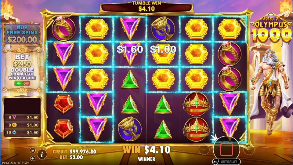 Gates of Olympus 1000 — screenshot 8