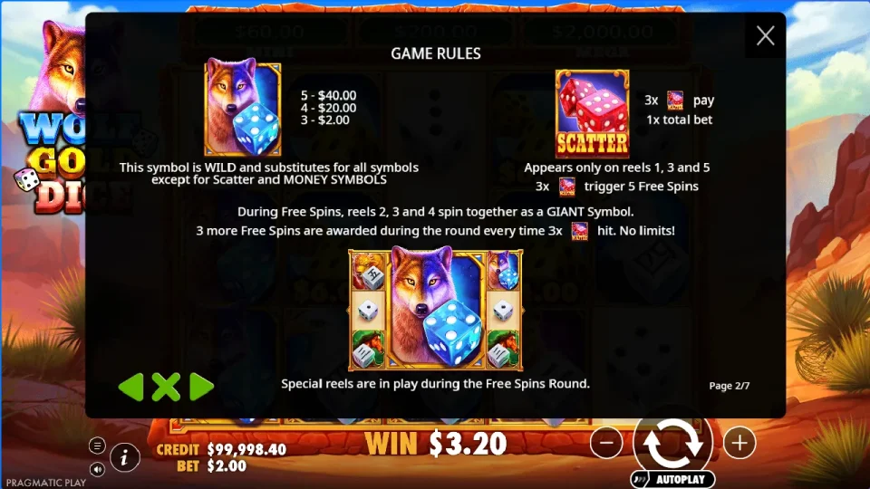 Wolf Gold Dice — screenshot 8