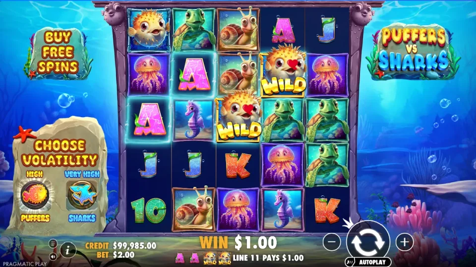 Puffers Vs Sharks — screenshot 8