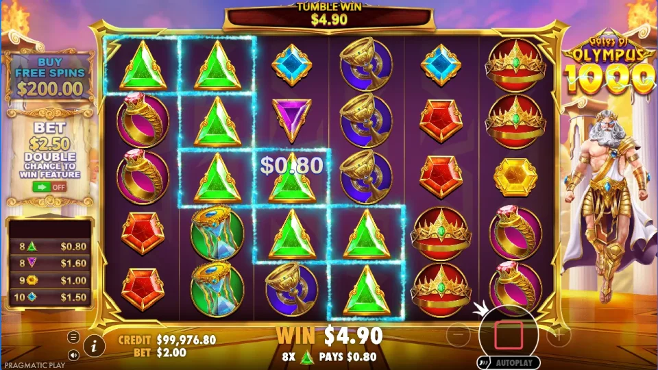 Gates of Olympus 1000 — screenshot 9