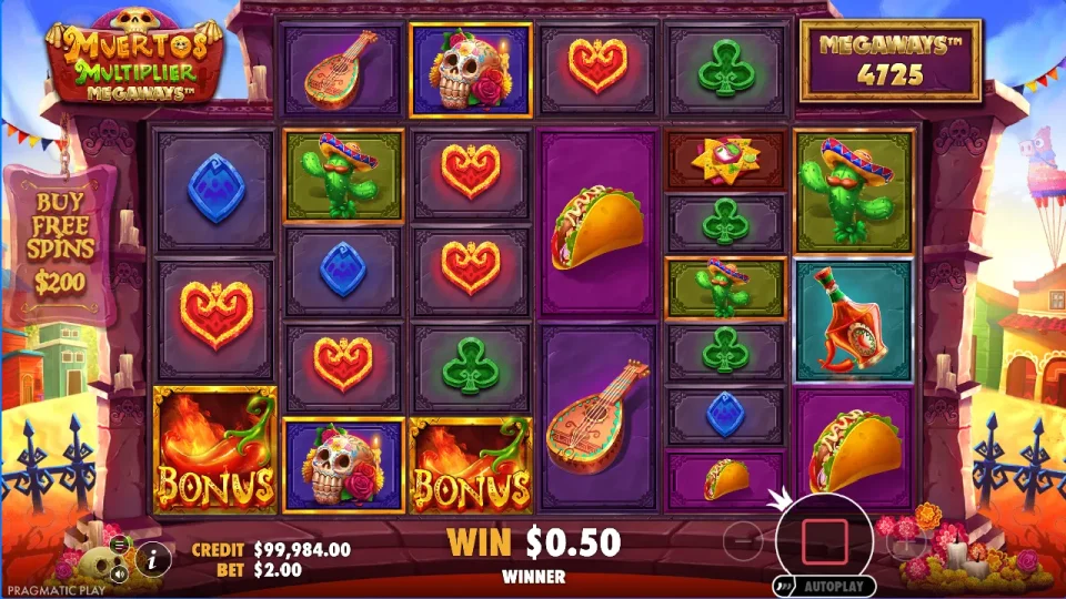 Muertos Multiplier Megaways — screenshot 9